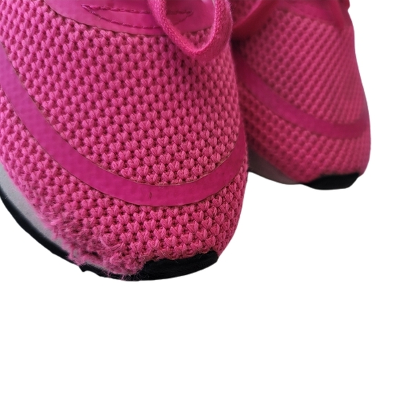 Adidas Sneakers Kids Size 11 Pink K Ortholite Lace Up - Picture 5 of 7